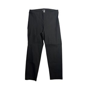 FRANNE GOLDE Black Classic 28 Straight Leg Size 20 Pull On Career Office‎ NEW